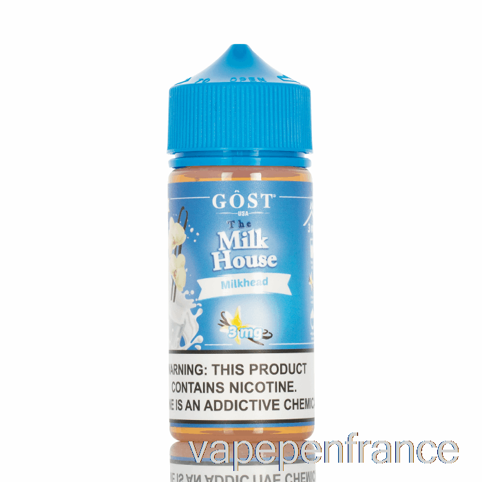 Milkhead - La Maison Du Lait - Vapeur Gost - Stylo Vape 100 Ml 6 Mg